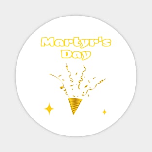 Indian Festivals - Martyr's Day Magnet